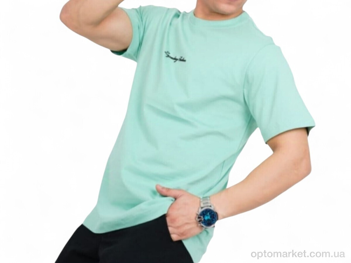 Купить Футболка чоловічі 0216 бірюза Mabi зелений, фото 2