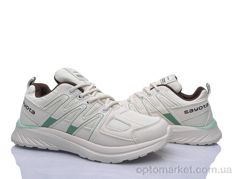 Купить Кросівки жіночі 0229-8 піна Sayota бежевий, фото 3