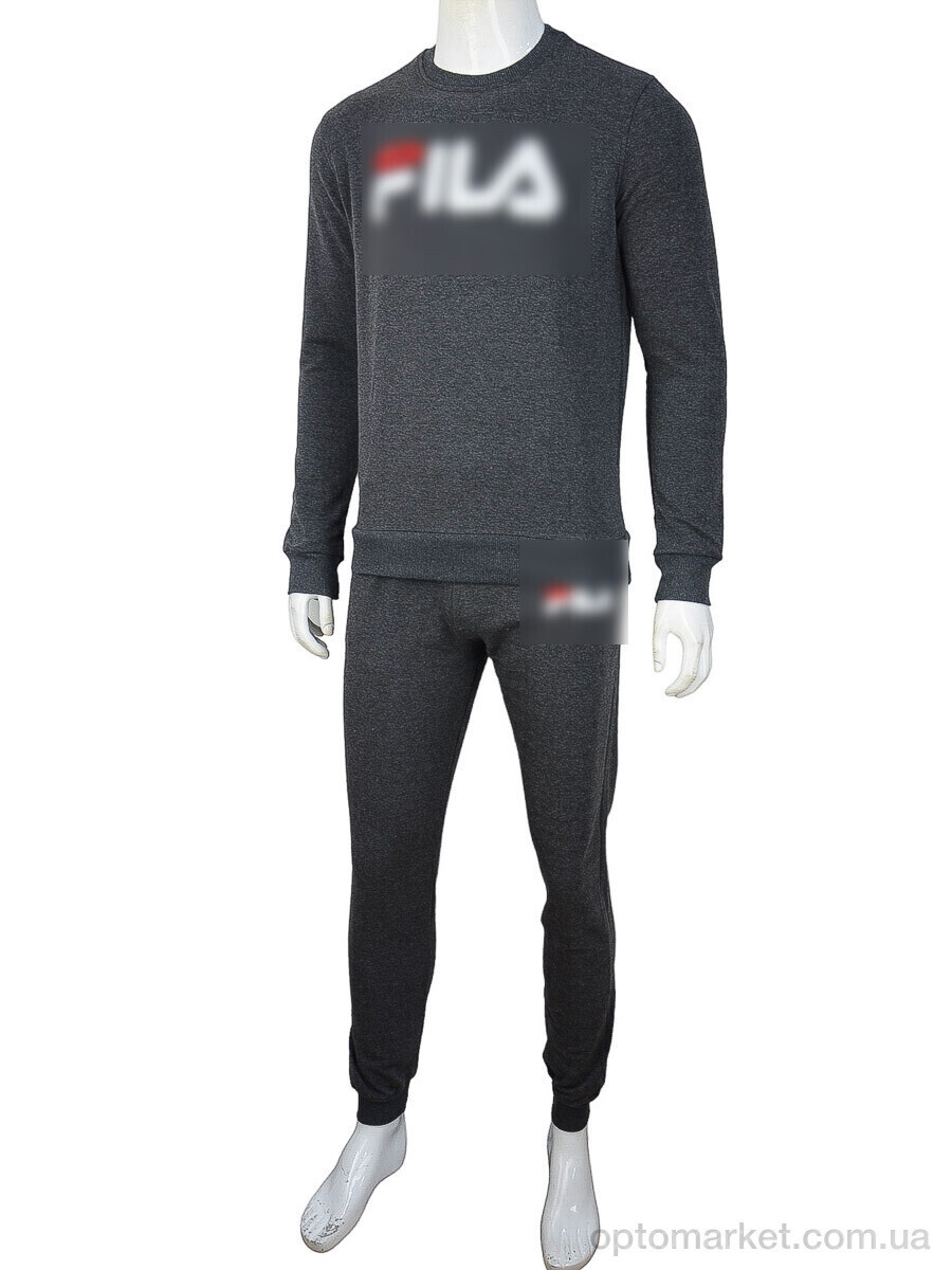 Купить Спортивний костюм чоловічі 02933 d.grey F.la сірий, фото 5