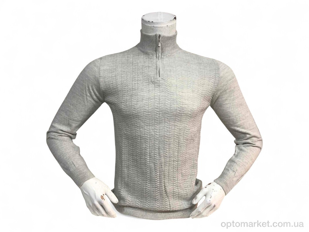 Купить Светр чоловічі 03 світло сірий Roy Garage сірий, фото 2