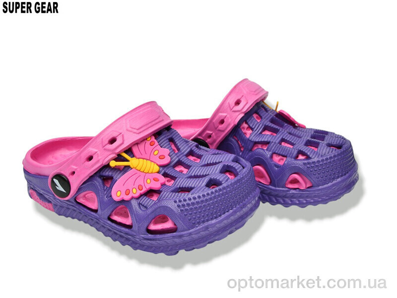 Купить Крокси дитячі 04-5667 fuxia Super Gear фіолетовий, фото 2
