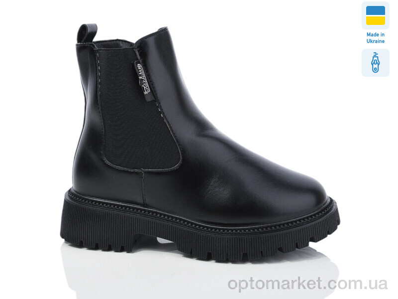 Купить Черевики жіночі 0444-1 Swin чорний, фото 2