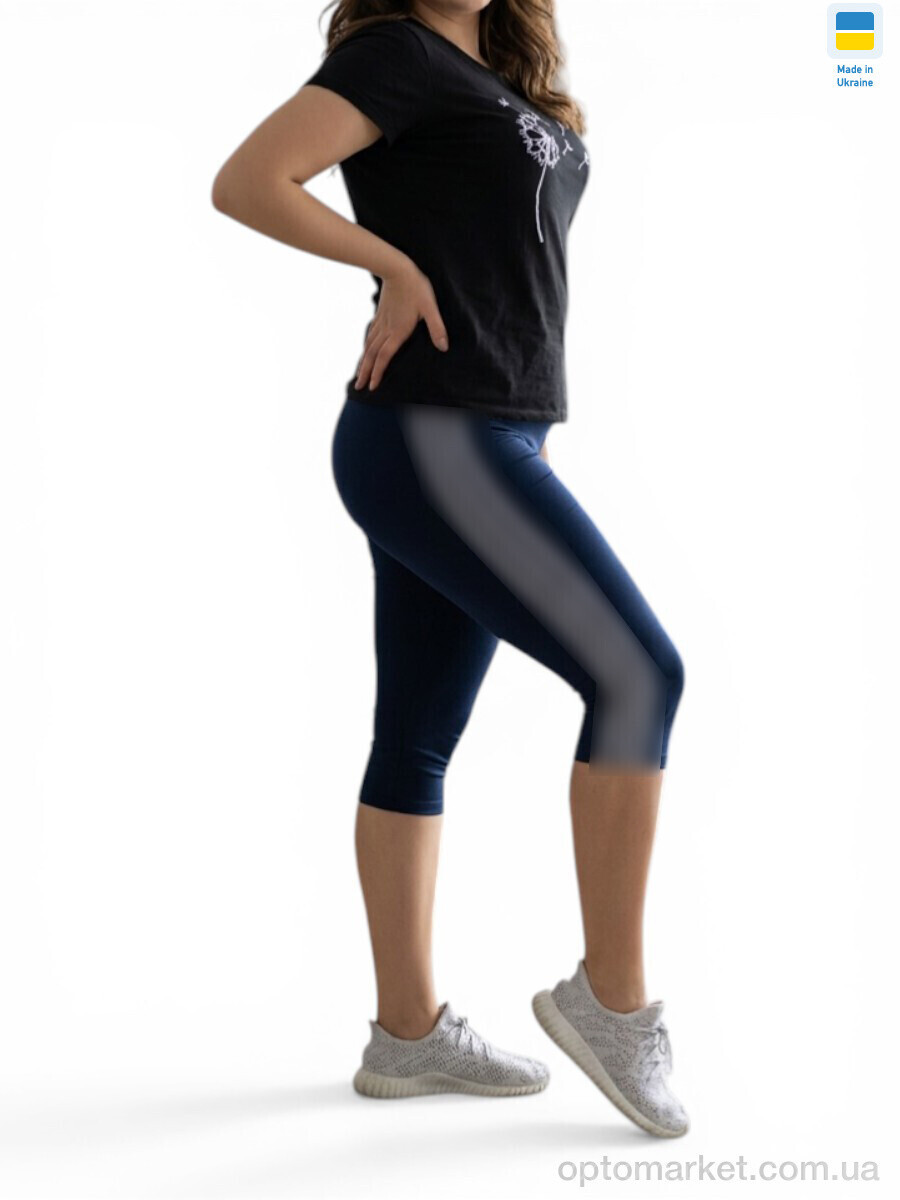 Купить Капрі жіночі 066 синій Sport style синій, фото 3