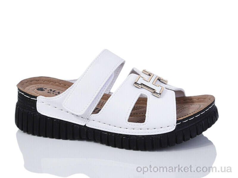 Купить Шльопанці жіночі 08-01 білий Mahli білий, фото 2