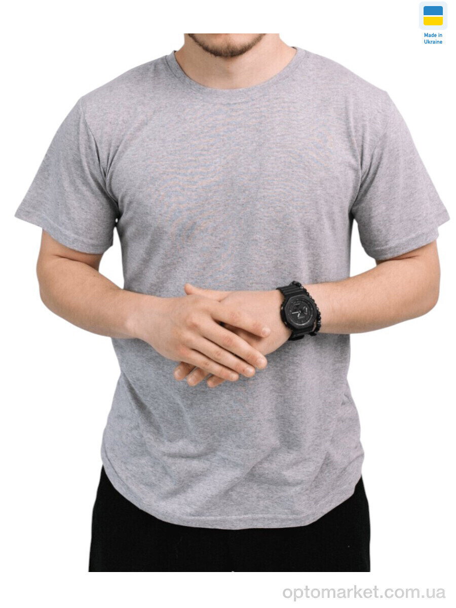 Купить Футболка чоловічі 08 св.сірий Sport style сірий, фото 2