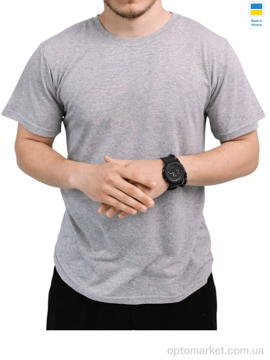 Купить Футболка чоловічі 080 св.сірий Sport style сірий, фото 2