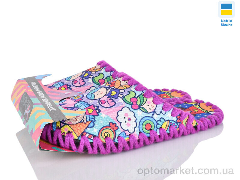 Купить Капці жіночі 0919 фіолетовий Lucky фіолетовий, фото 4