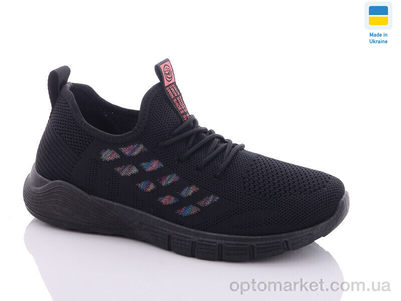 Купить Кросівки жіночі 093-2 Swin чорний, фото 3