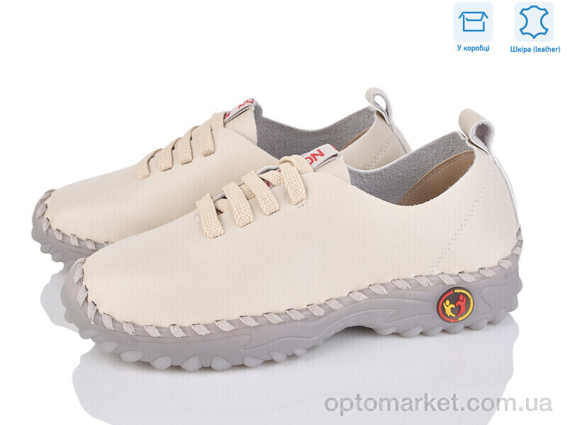 Купить Кросівки жіночі 0T11-2 Vika бежевий, фото 2