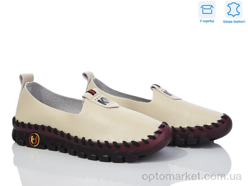 Купить Туфлі жіночі 0T12-2 Vika бежевий, фото 2