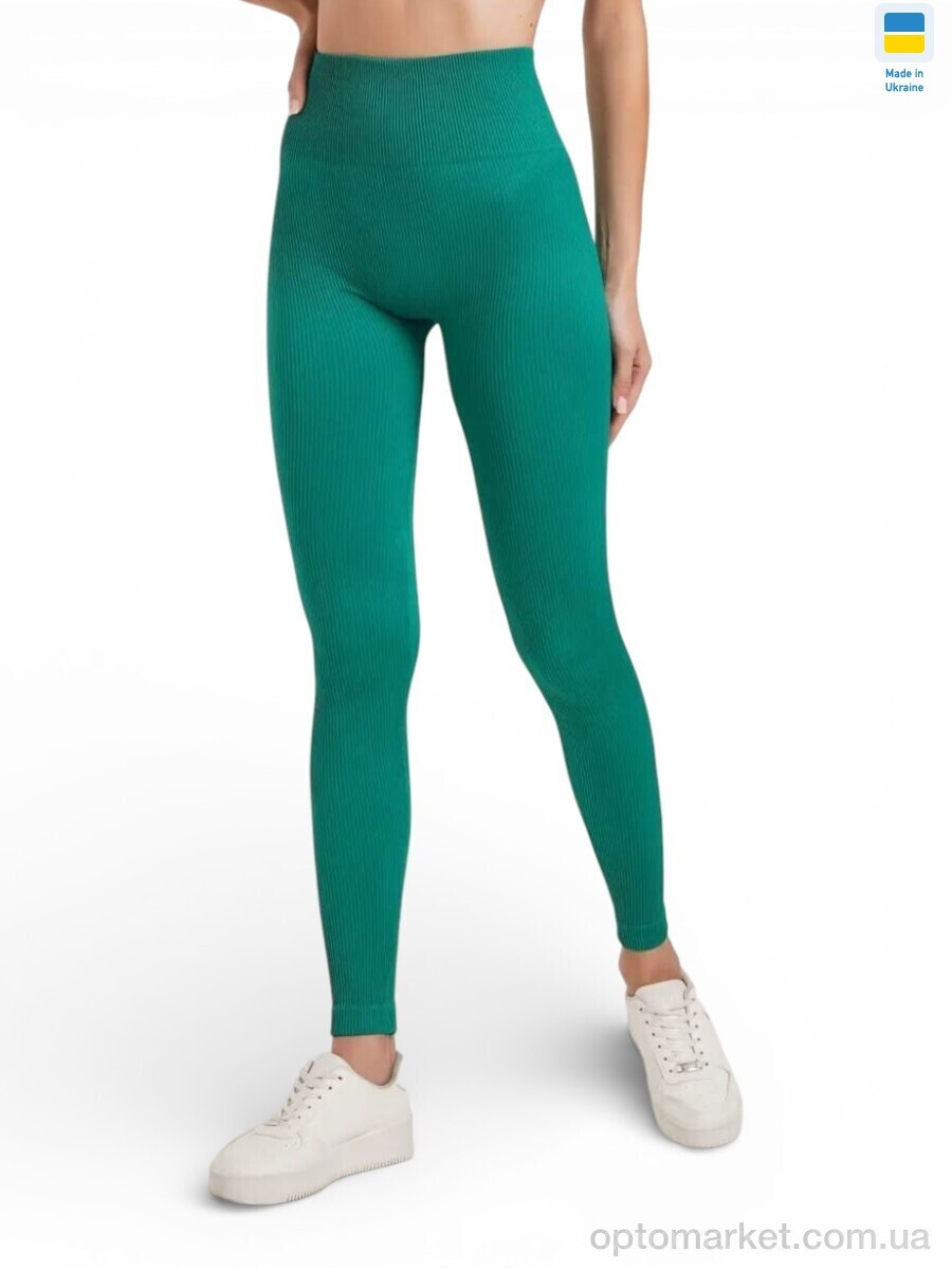 Купить Лосини жіночі 1 бутилка Джулія зелений, фото 2