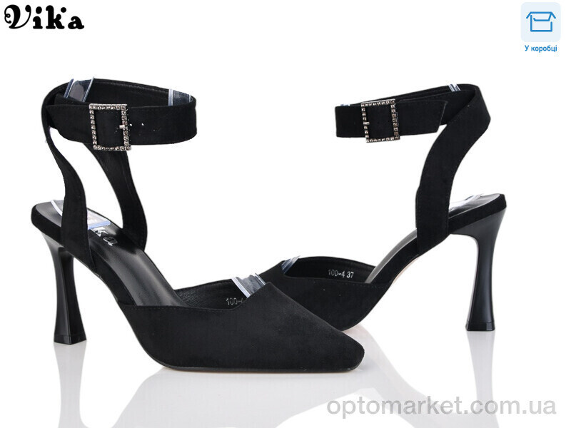 Купить Туфлі жіночі 100-4 Vika чорний, фото 2