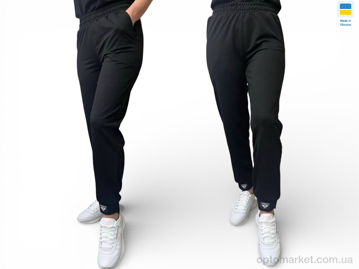 Купить Спортивні штаны жіночі 10022 чорний Sport style чорний, фото 2