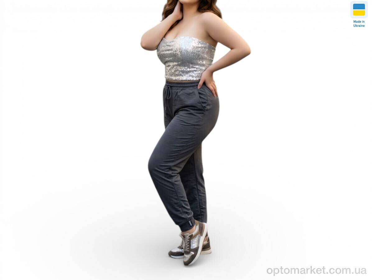 Купить Спортивні штаны жіночі 10030 графіт Sport style графіт, фото 2