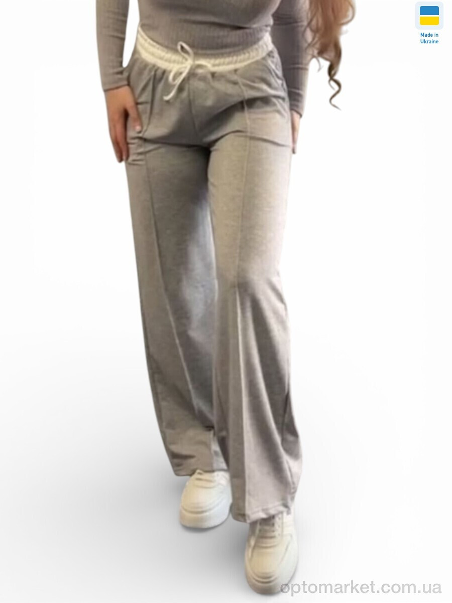 Купить Спортивні штаны жіночі 10054 св.сірий Sport style сірий, фото 2