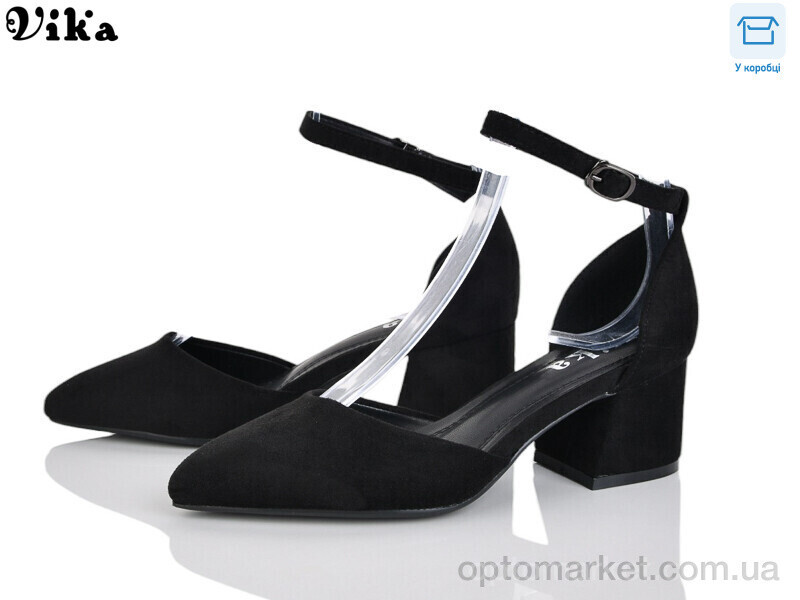 Купить Туфлі жіночі 101-1 Vika чорний, фото 2