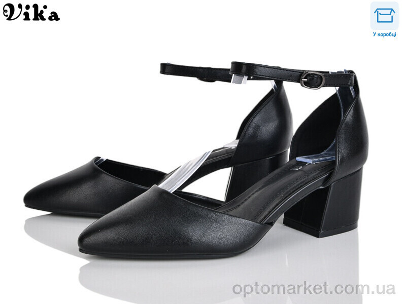 Купить Туфлі жіночі 102-2 Vika чорний, фото 2