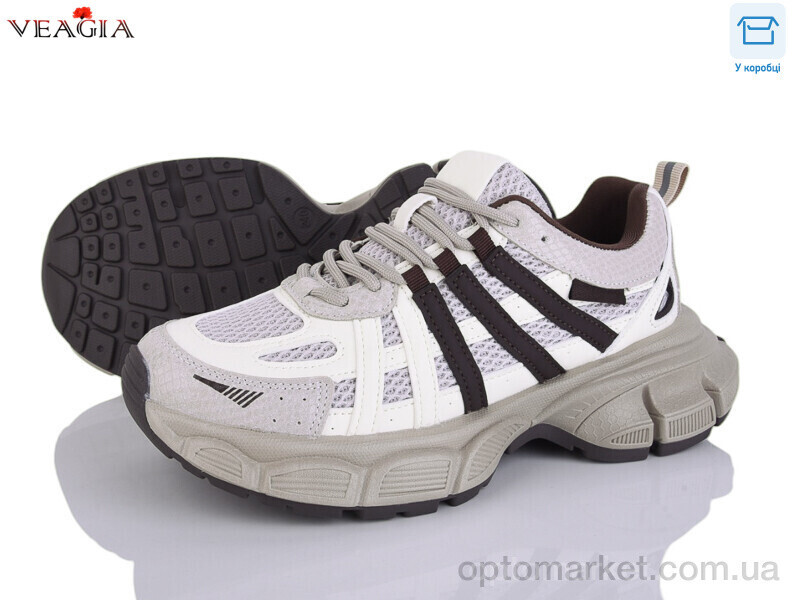 Купить Кросівки жіночі 10202-1 Veagia коричневий, фото 2