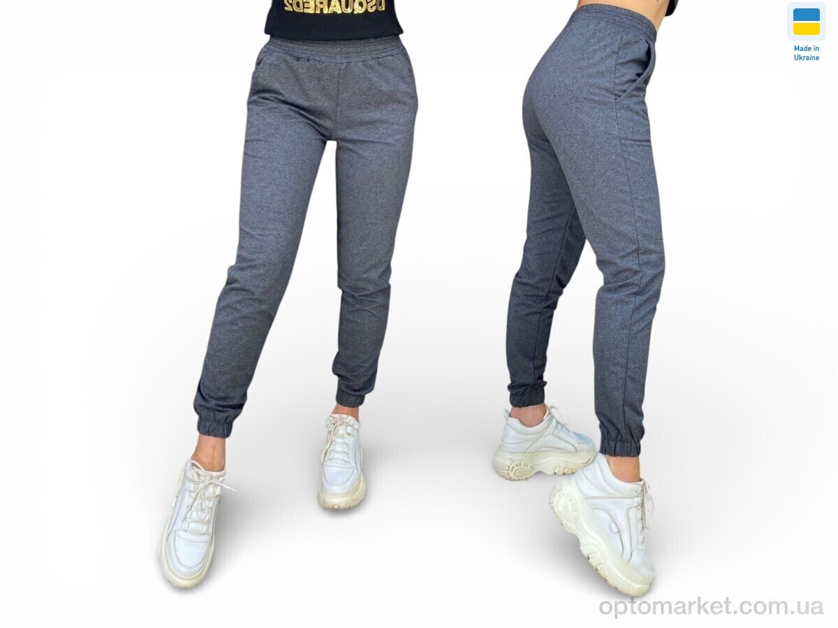 Купить Спортивні штаны жіночі 1023 т.сірий Sport style сірий, фото 2