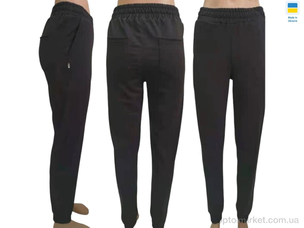Купить Спортивні штаны жіночі 1034 чорний Sport style чорний, фото 2