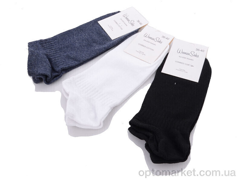 Купить Шкарпетки жіночі 1036 короткі mix Women Sors мікс, фото 3
