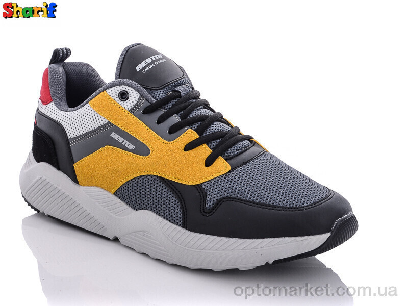 Купить Кросівки чоловічі 104-5 Bestof сірий, фото 3