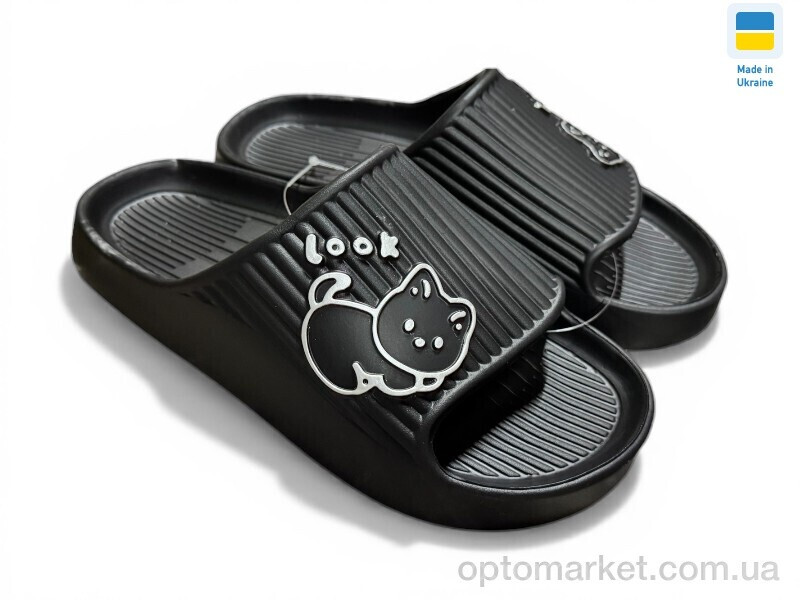 Купить Шльопанці жіночі 104 чорний TapMal чорний, фото 2