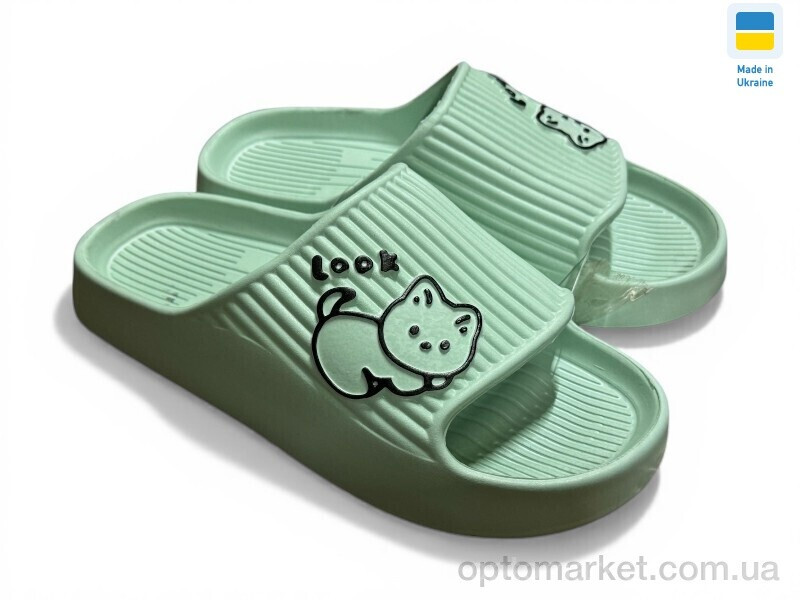 Купить Шльопанці жіночі 104 мята TapMal зелений, фото 2