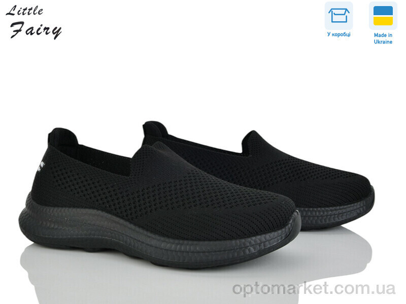 Купить Кросівки жіночі 1042-1 піна L.Fairy чорний, фото 2