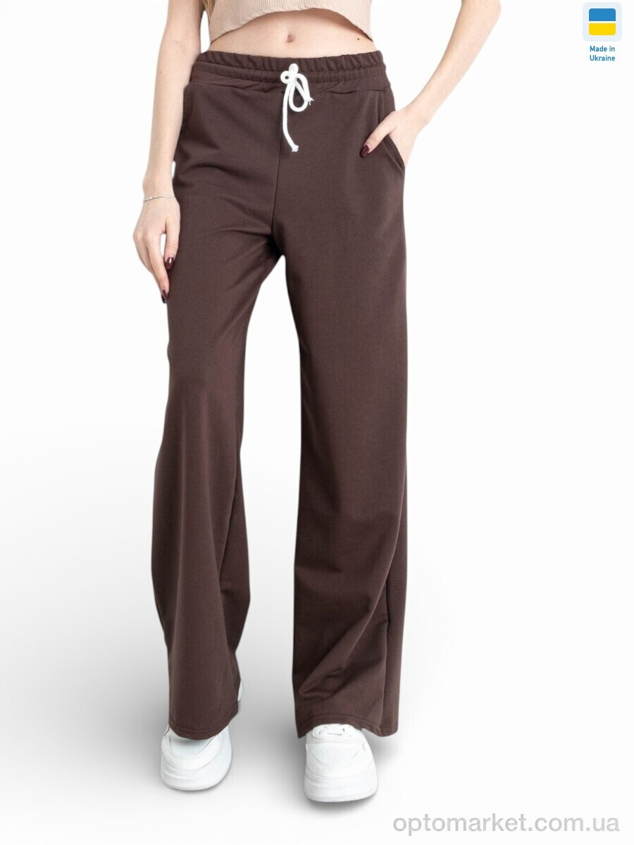 Купить Спортивні штаны жіночі 10481 шоколад Margo коричневий, фото 2
