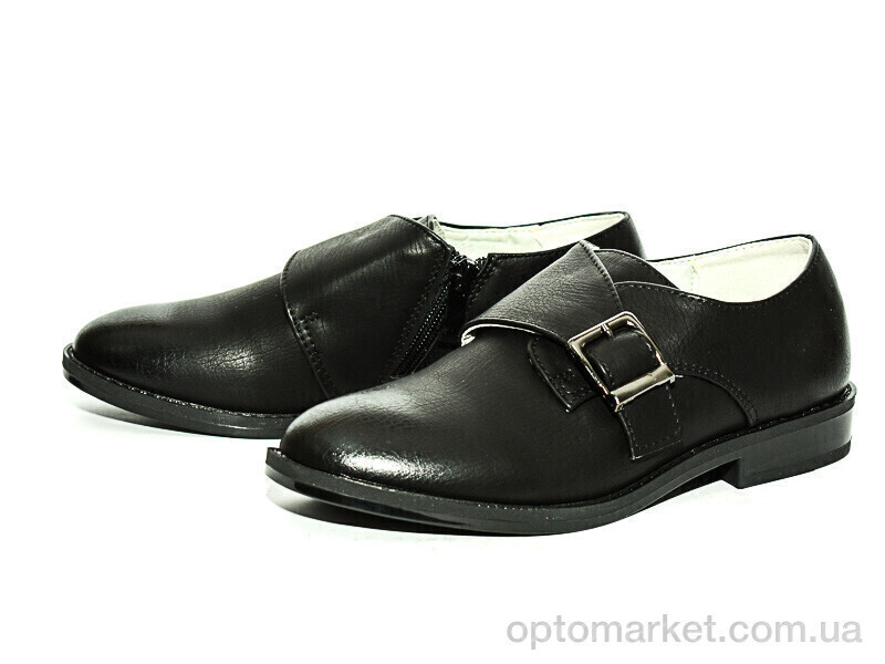 Купить Туфлі дитячі 105-1 Waldem чорний, фото 2