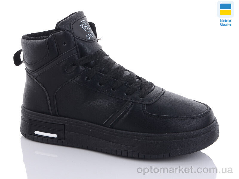 Купить Черевики чоловічі 10512-1 Swin чорний, фото 2
