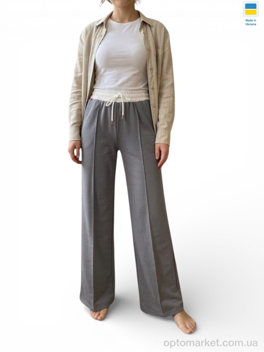 Купить Брюки жіночі 1054 фуме Margo сірий, фото 2