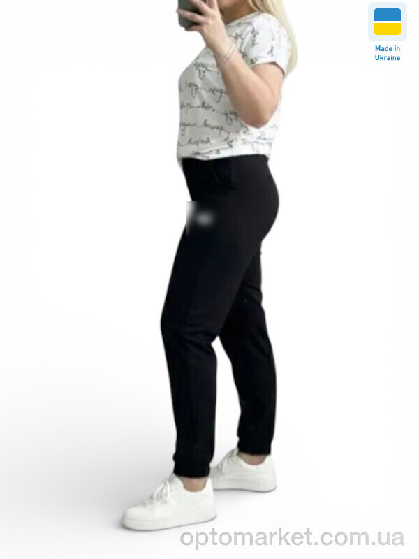Купить Спортивні штаны жіночі 1055-1PU чорний P.ma чорний, фото 3