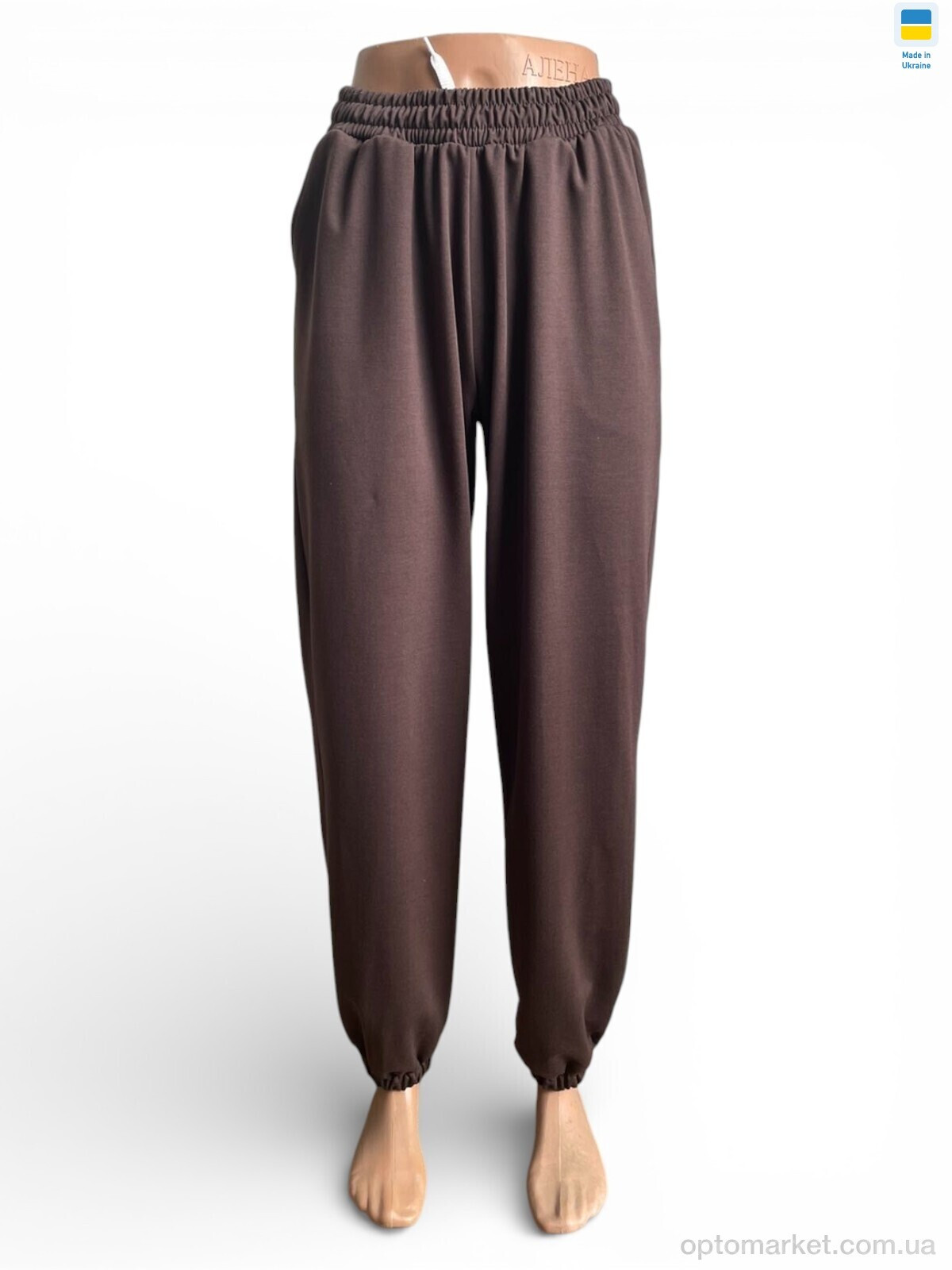 Купить Спортивні штаны жіночі 1055 шоколад Sport style коричневий, фото 2