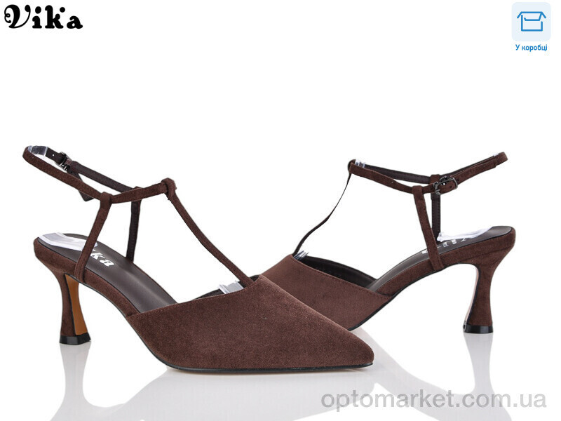 Купить Туфлі жіночі 106-2 Vika коричневий, фото 2