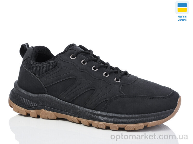 Купить Кросівки чоловічі 10617-1 Swin чорний, фото 2