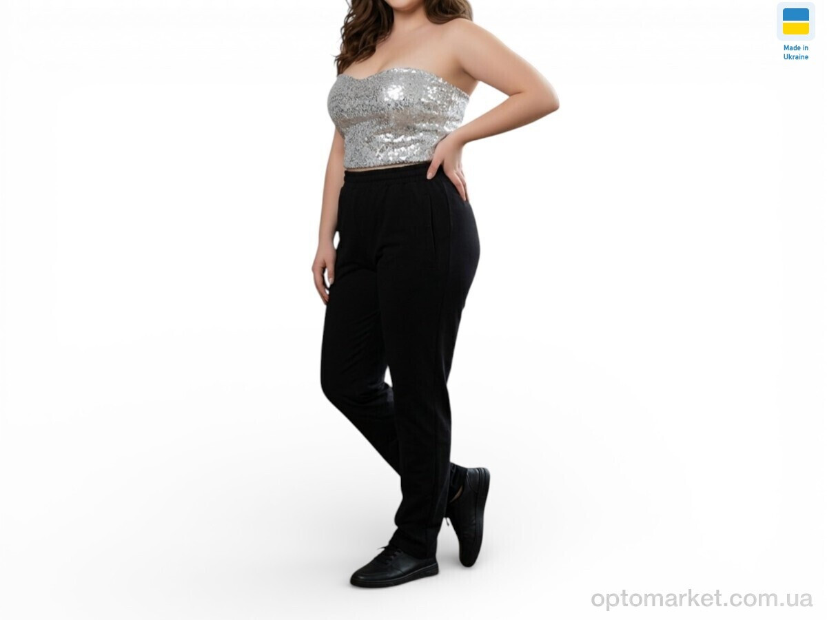 Купить Спортивні штаны жіночі 11 чорний Sport style чорний, фото 2