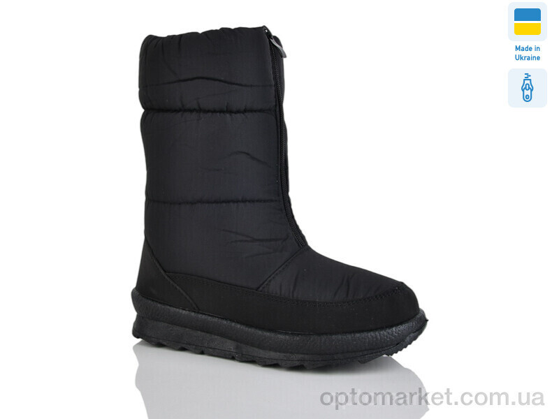 Купить Дутики жіночі 110 чорний однотон. Karolina чорний, фото 2