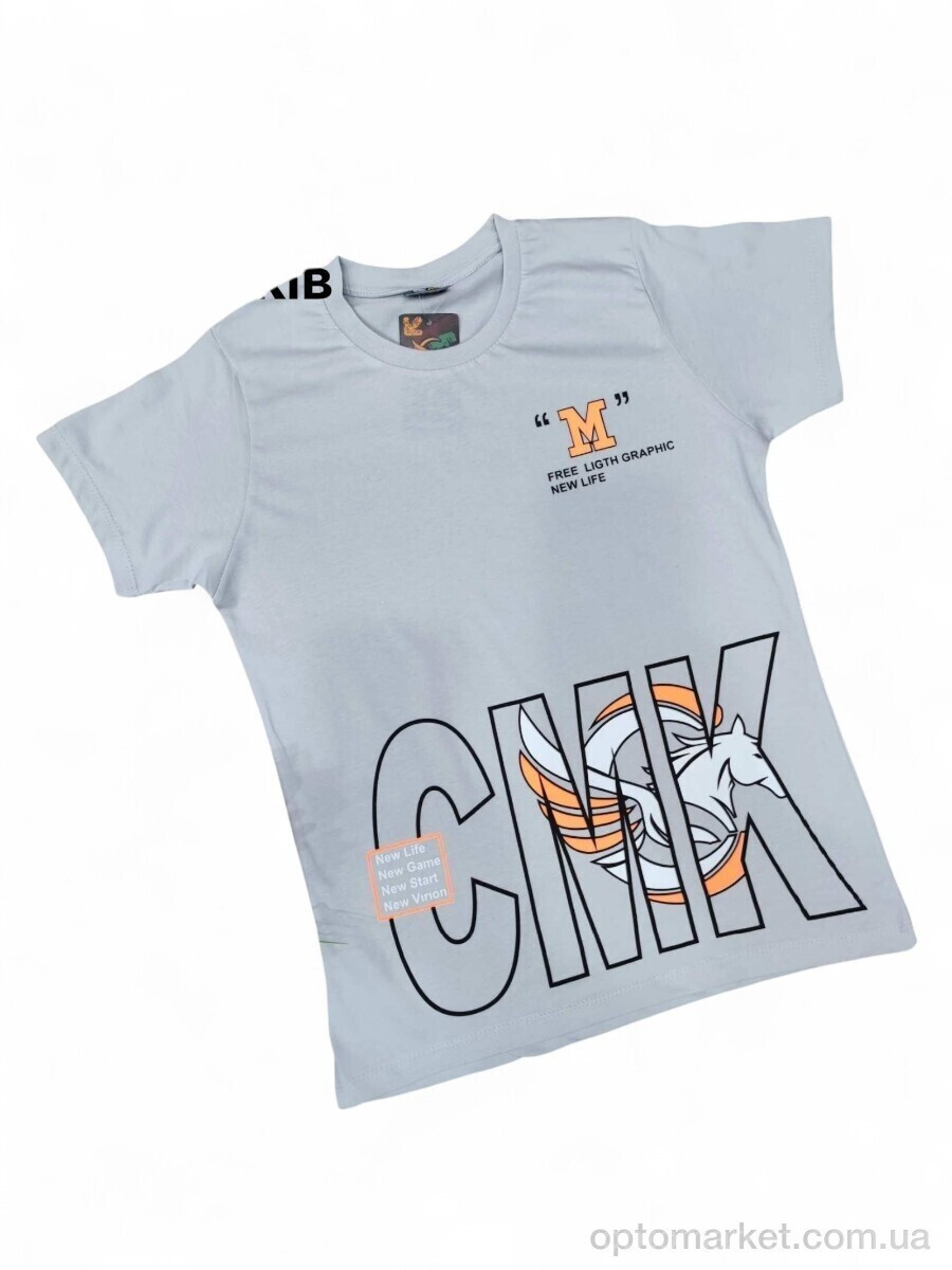 Купить Футболка дитячі 110220 св.сірий C.M.K. Kids сірий, фото 2