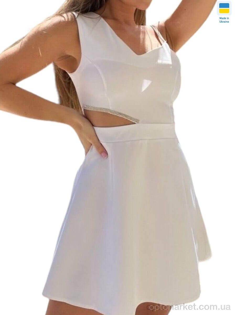 Купить Сукня жіночі 111 білий Eva чорний, фото 4