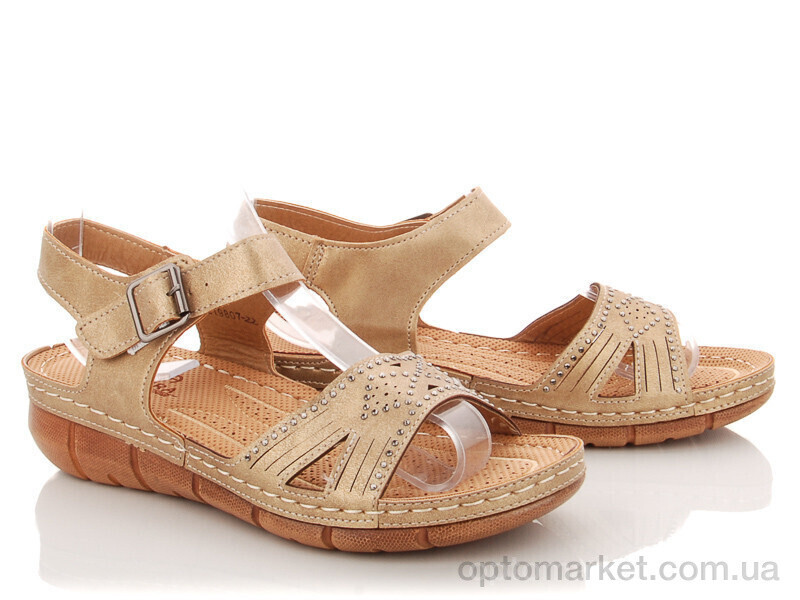 Купить Босоніжки жіночі 111-L19807-22 Varia золотий, фото 2