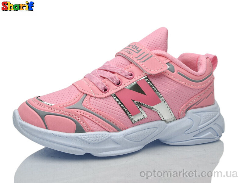 Купить Кросівки дитячі 1130-1 (31-35) Carby рожевий, фото 2