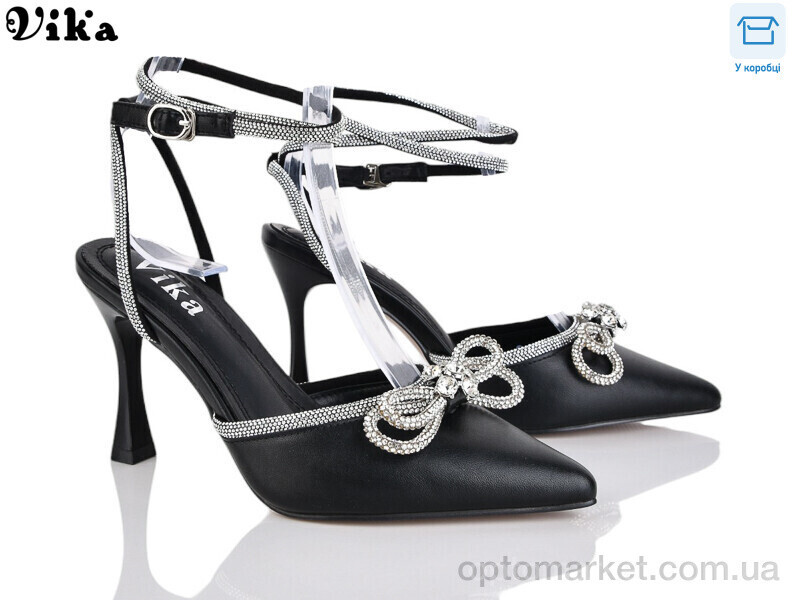 Купить Туфлі жіночі 114-2 Vika чорний, фото 2