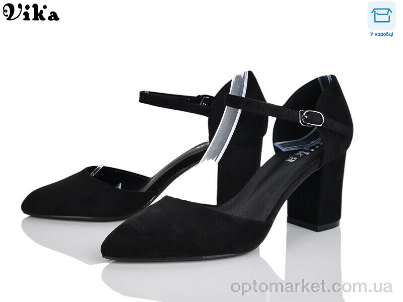Купить Туфлі жіночі 115-1 Vika чорний, фото 2