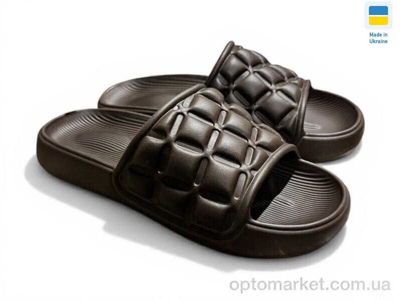 Купить Шльопанці жіночі 116 шоколад TapMal коричневий, фото 2