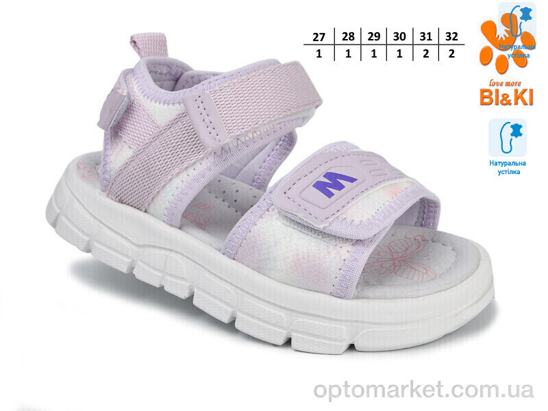 Купить Босоніжки дитячі 11603D Bi&Ki фіолетовий, фото 2