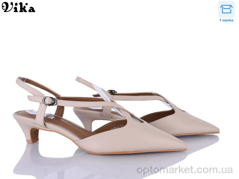 Купить Туфлі жіночі 119-5 Vika бежевий, фото 2