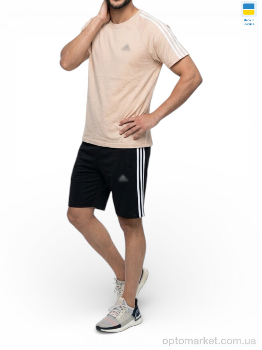 Купить Спортивний костюм чоловічі 11AD св.бежевий A.idas бежевий, фото 3