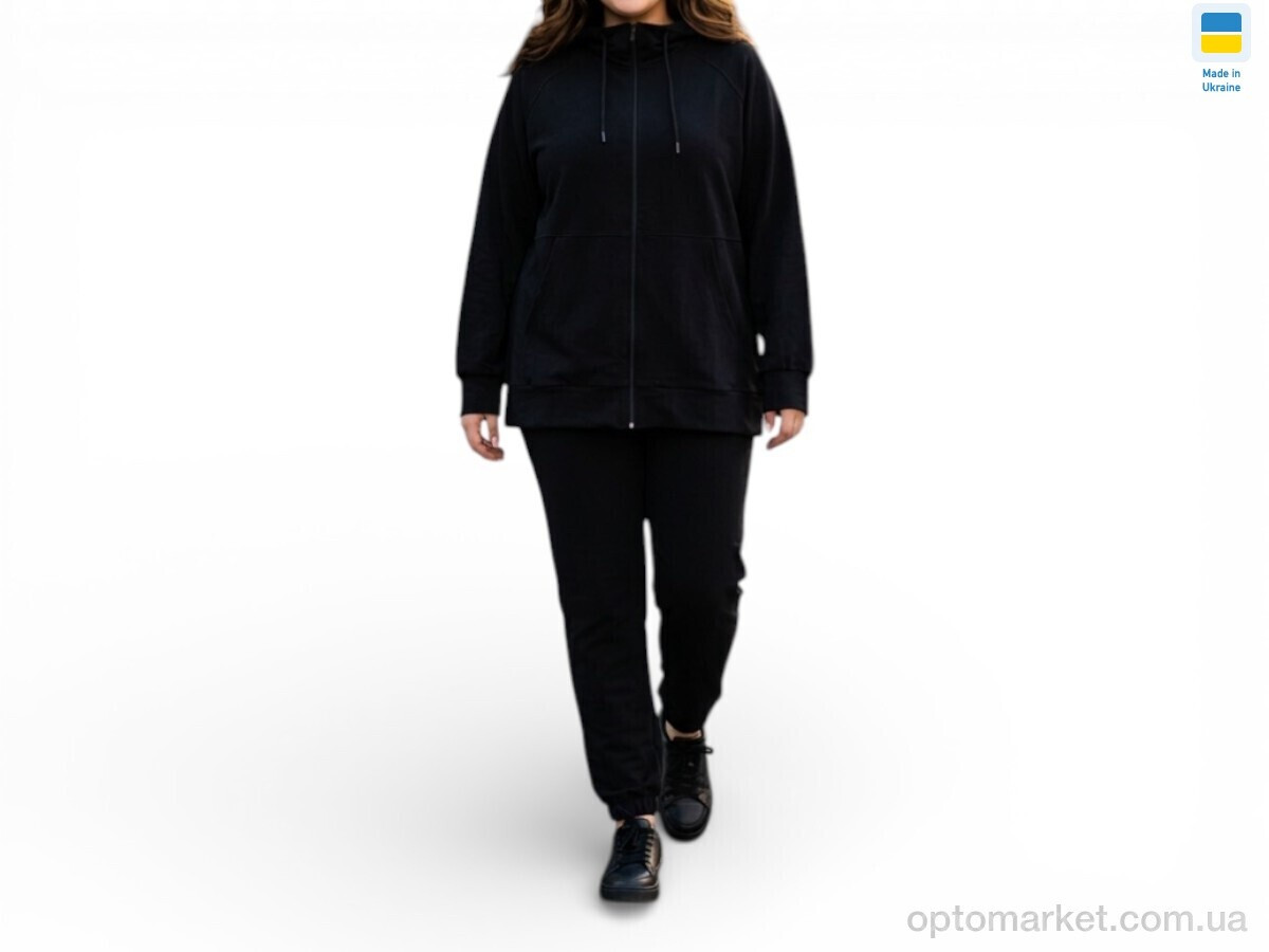 Купить Спортивний костюм чоловічі 12-1 чорний Sport style чорний, фото 2